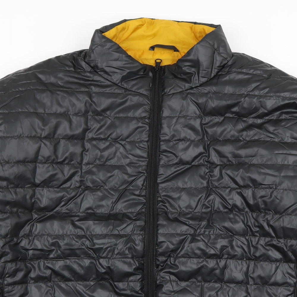 Atlas Formen  Mens Black   Puffer Jacket Coat Size 4XL