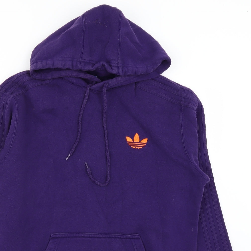 Adidas  Mens Purple   Pullover Hoodie Size S