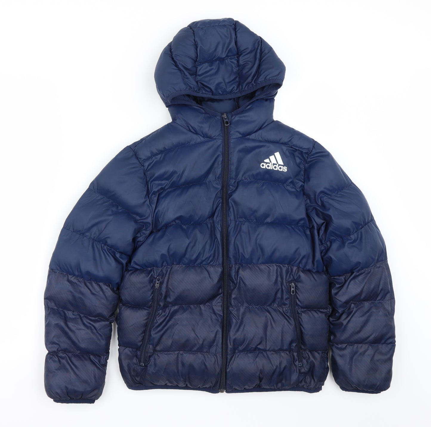 Adidas  Boys Blue   Puffer Jacket Coat Size 12 Years