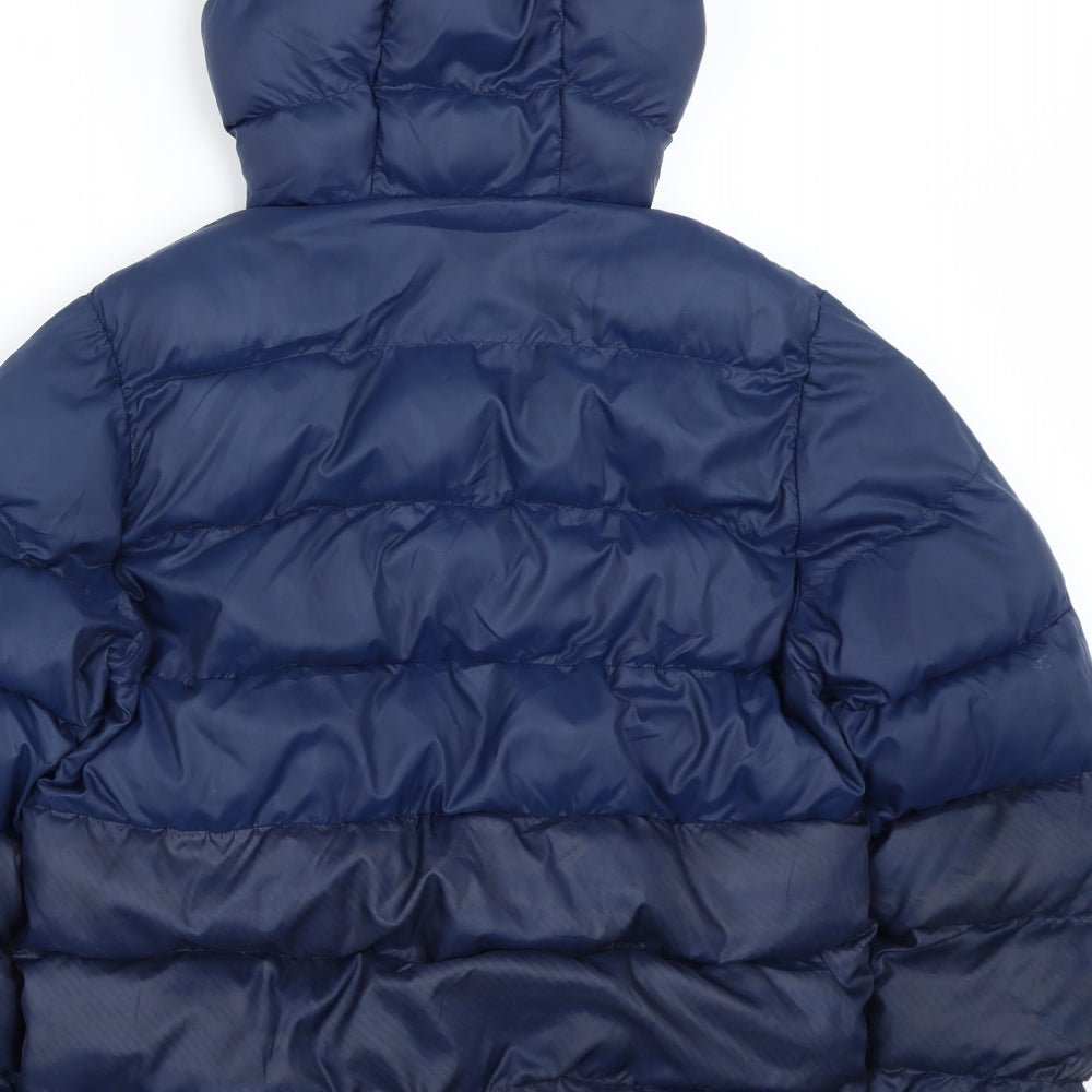 Adidas  Boys Blue   Puffer Jacket Coat Size 12 Years
