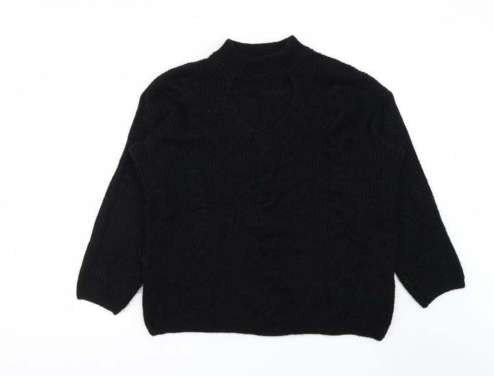 George  Womens Black   Pullover Jumper Size L