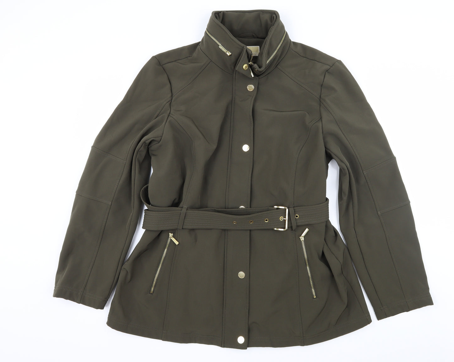 Michael Kors Womens Green  Softshell Jacket  Size XL