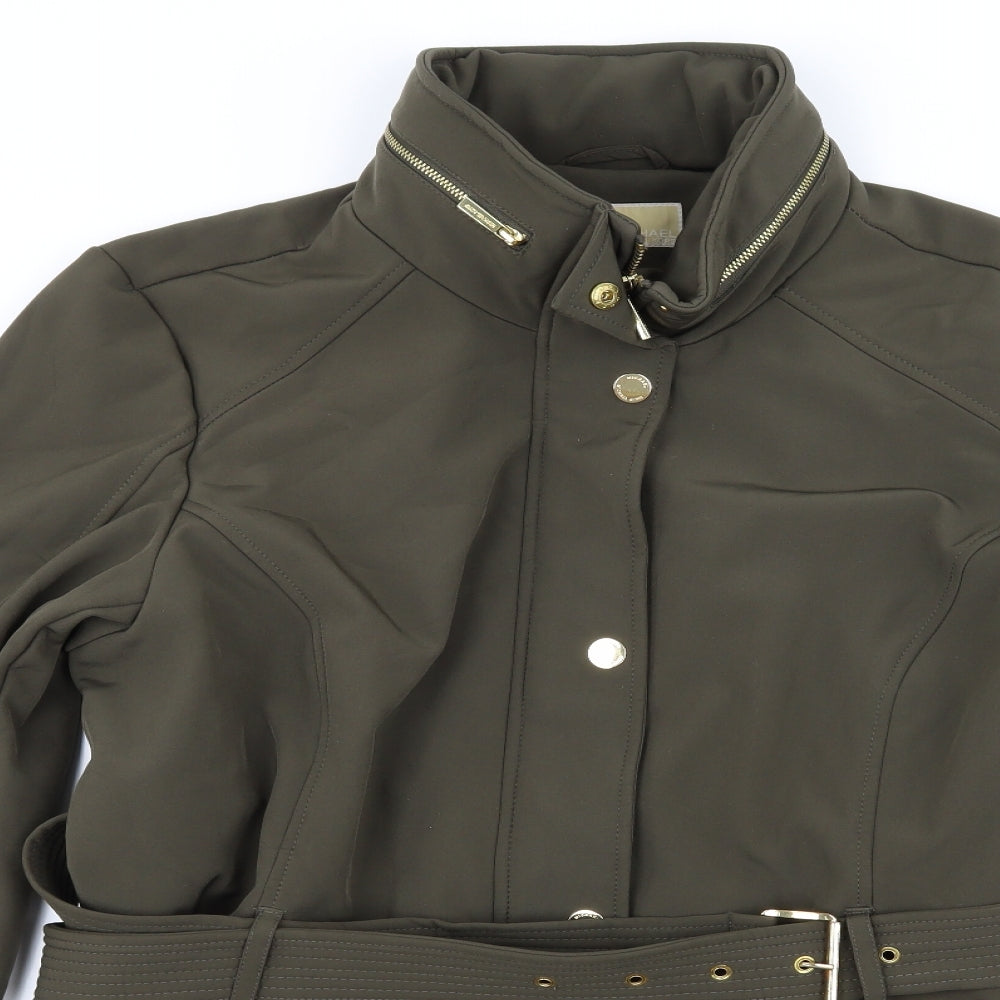 Michael Kors Womens Green  Softshell Jacket  Size XL