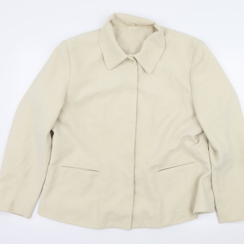 Preworn Womens Ivory   Jacket  Size 18