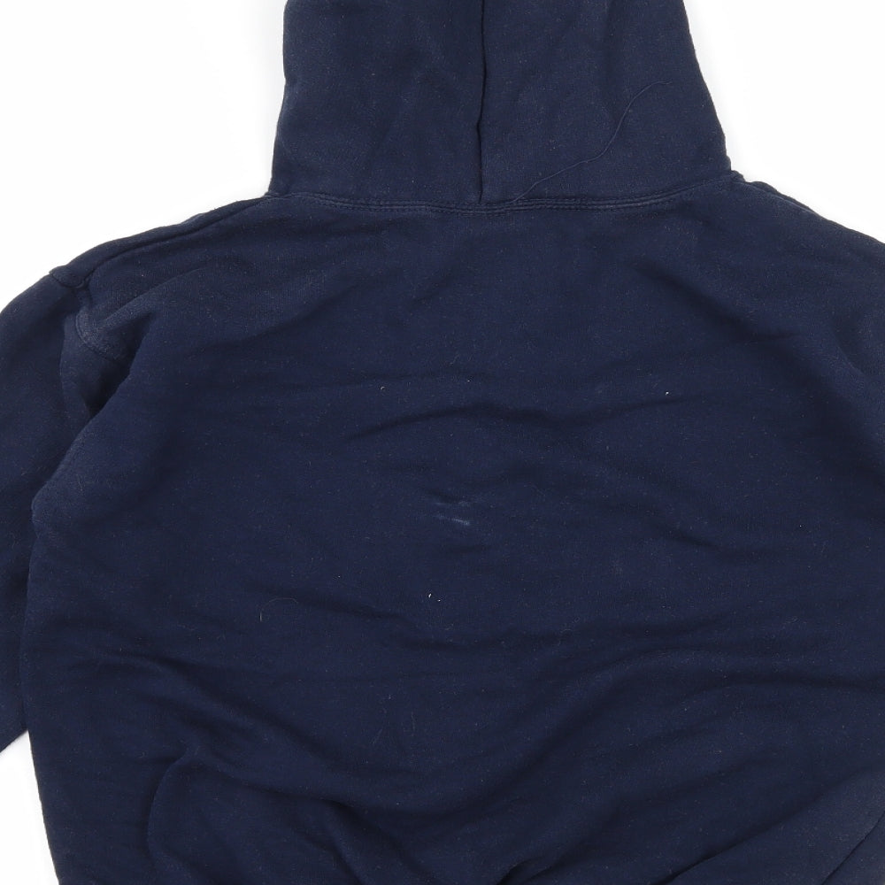 Stars & Stripes Boys Blue  Jersey Pullover Hoodie Size L  - Doctor Who