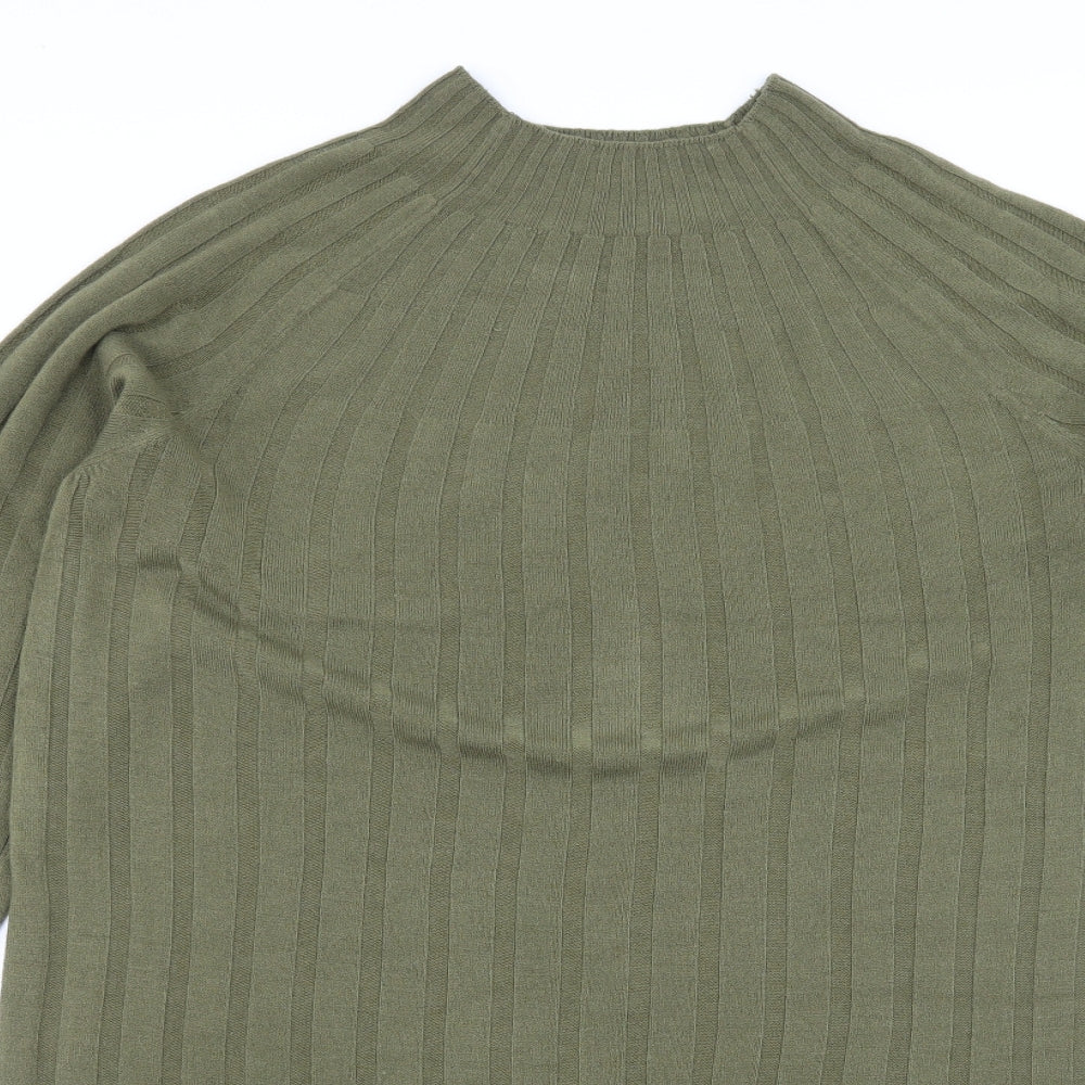 TU Womens Green  Knit Pullover Jumper Size 14