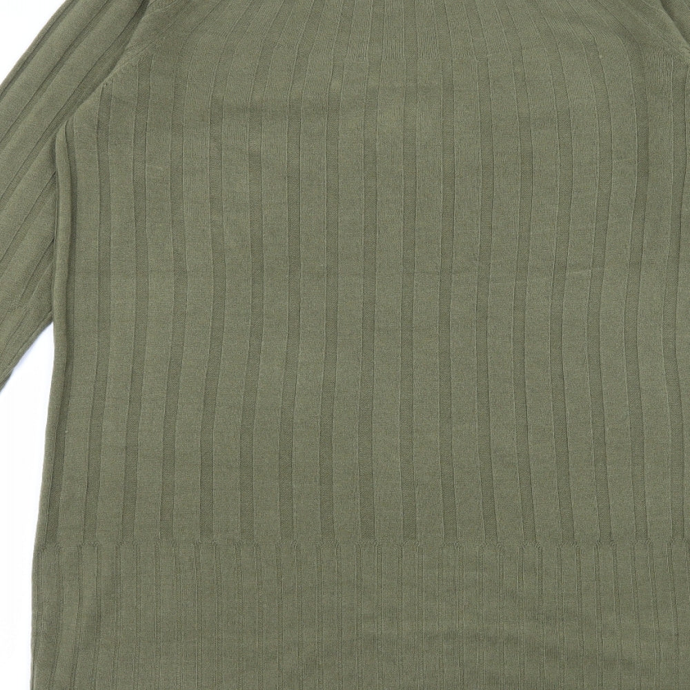 TU Womens Green  Knit Pullover Jumper Size 14
