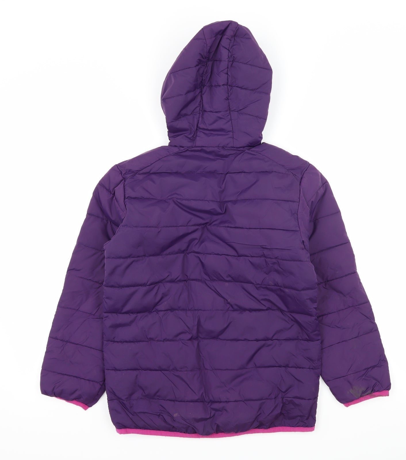 Freedom Trail Girls Purple   Puffer Jacket Jacket Size 9-10 Years