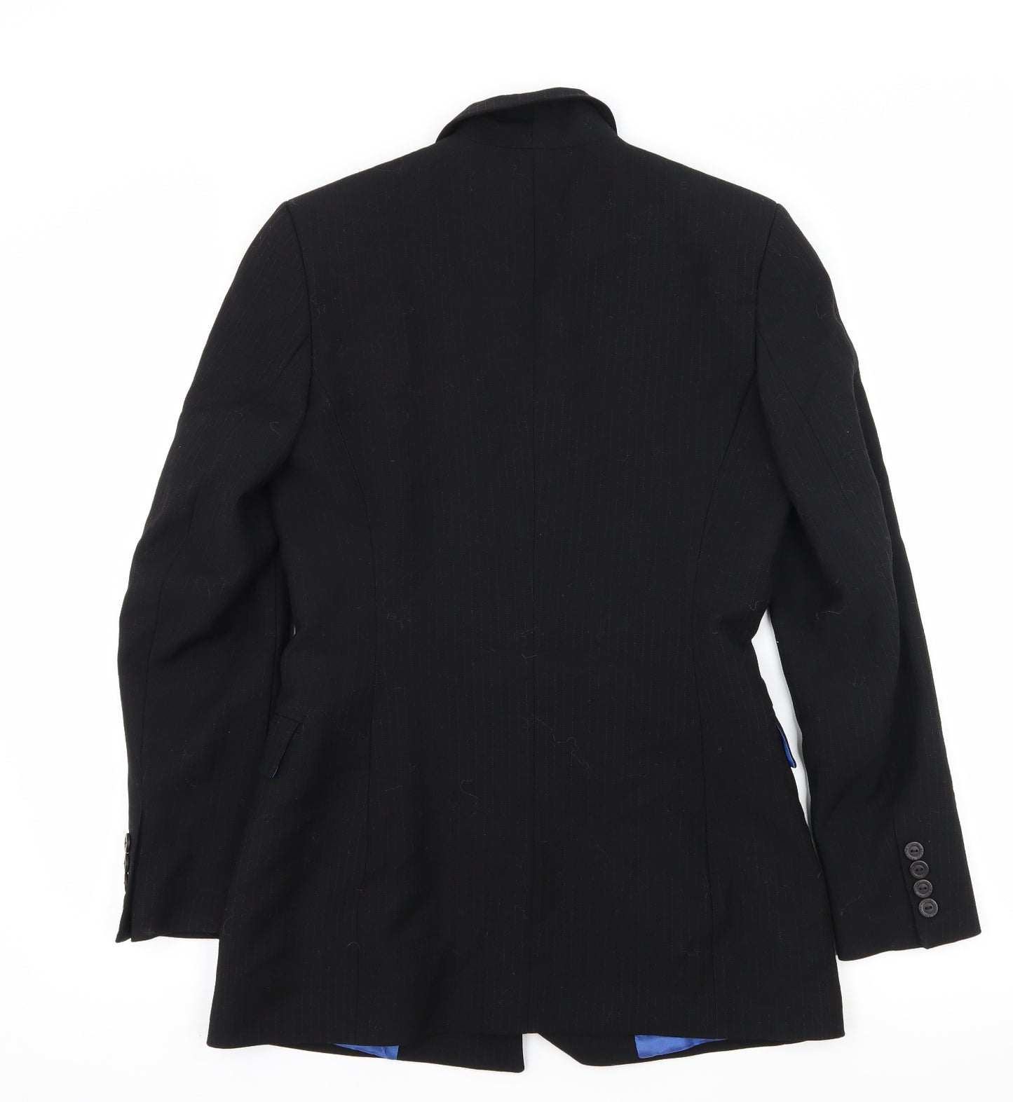 Sticky Fingers Womens Black Striped  Jacket Blazer Size 8