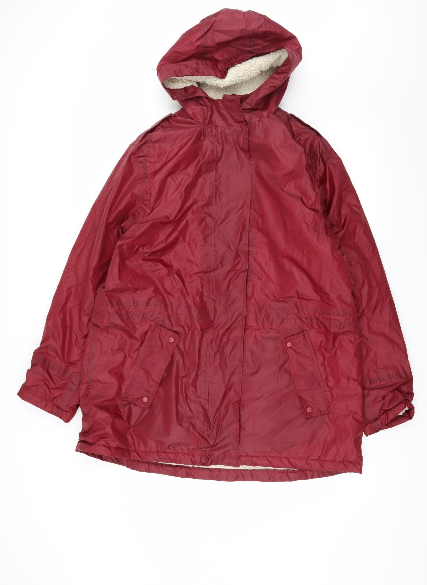 Cotton Traders Womens Red   Parka Coat Size 16