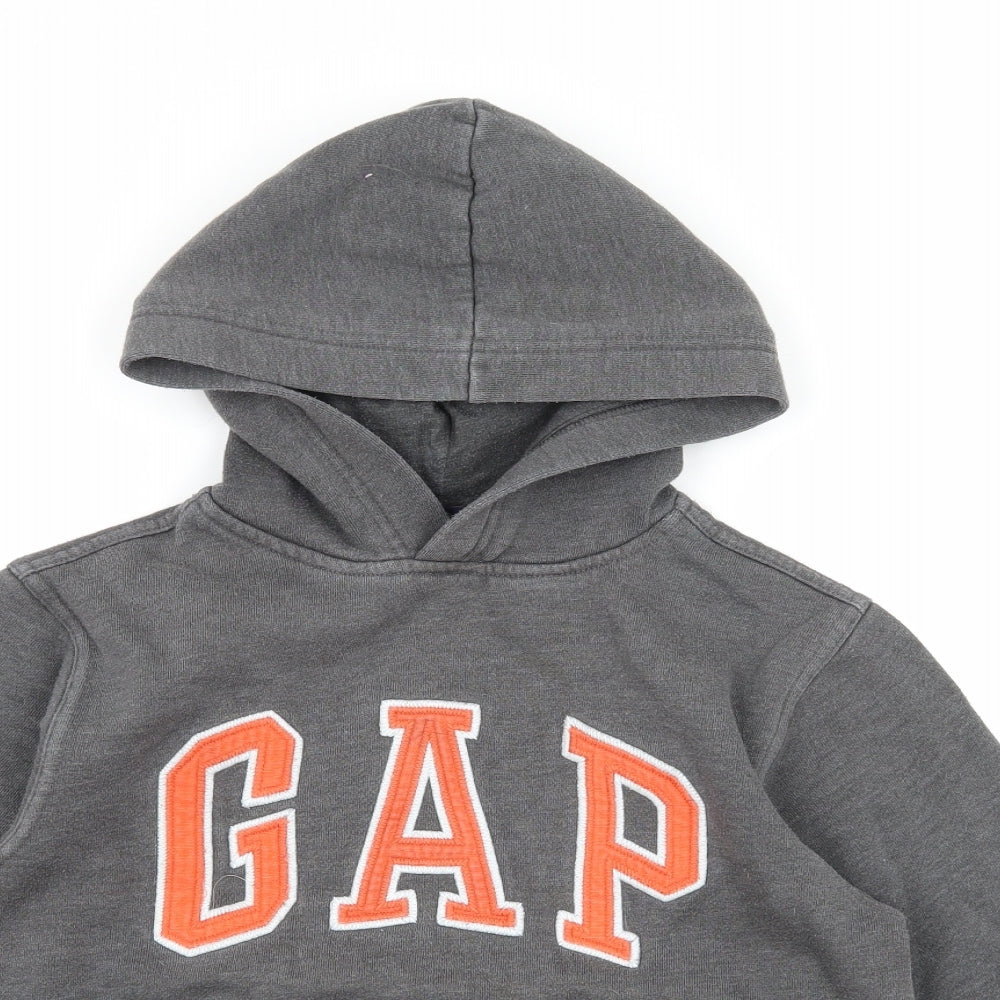 Gap Boys Grey  Jersey Pullover Hoodie Size 8-9 Years  - Gap