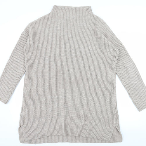 ASOS Womens Grey  Knit Jumper Dress  Size 8