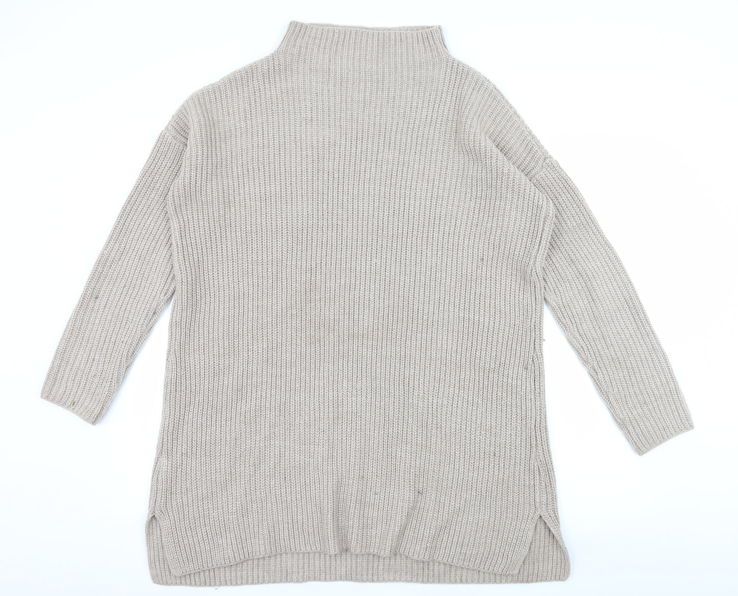 ASOS Womens Grey  Knit Jumper Dress  Size 8