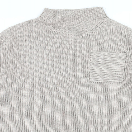 ASOS Womens Grey  Knit Jumper Dress  Size 8