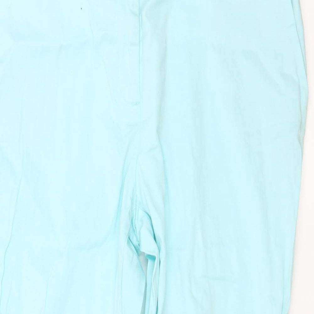 George Womens Blue   Cropped Trousers Size 14 L24 in