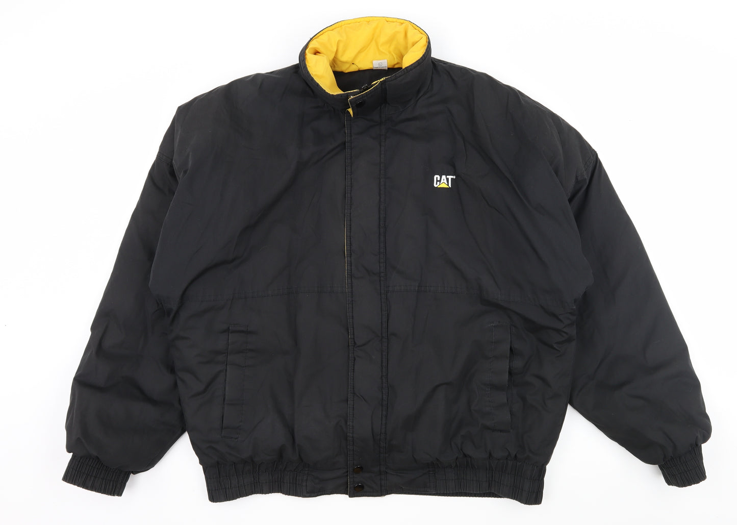 CAT Mens Black   Bomber Jacket Jacket Size L