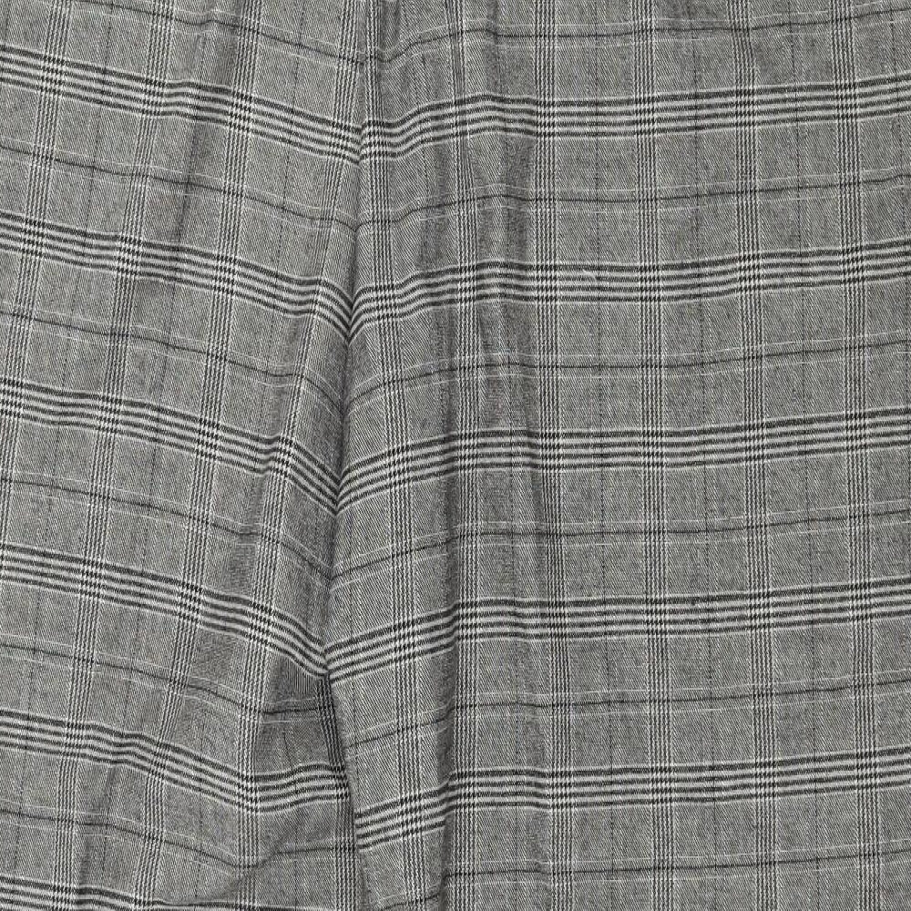 NEXT Womens Brown Check  Trousers  Size 20 L30 in