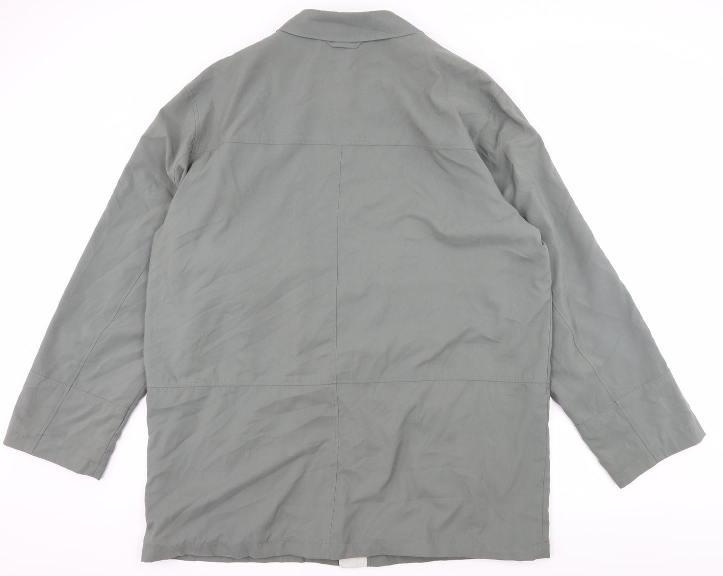 Brook Taverner Mens Green   Overcoat Coat Size 2XL