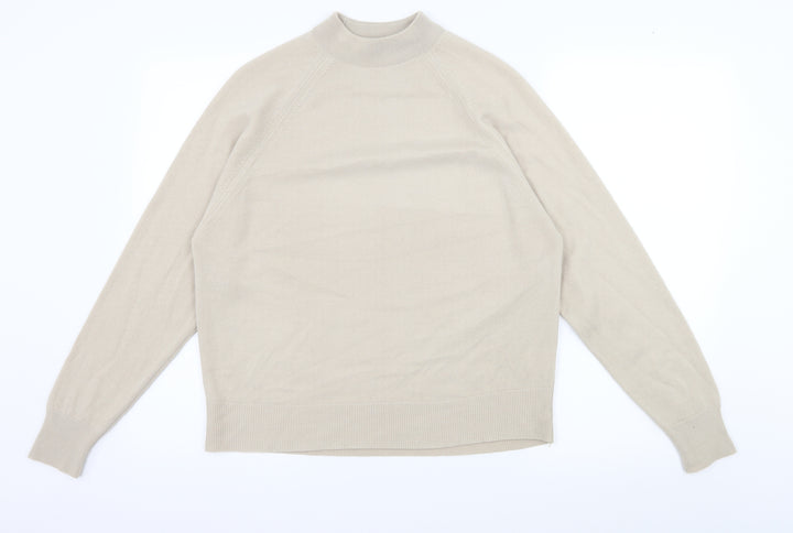 Berkertex Womens Ivory Knit Pullover Jumper Size 10