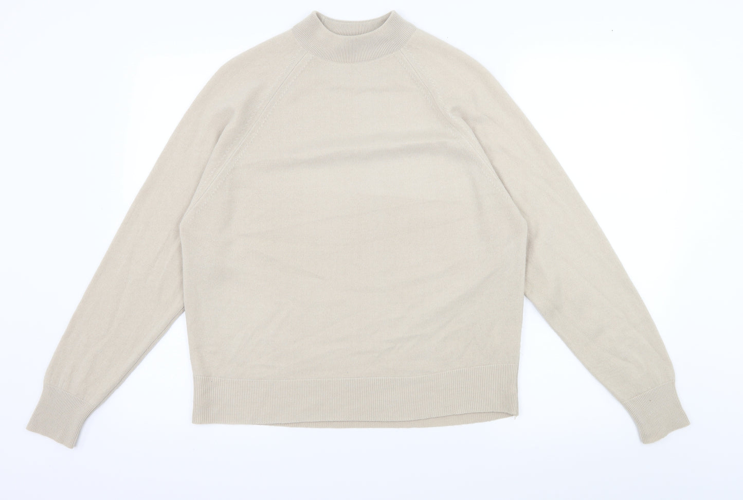 Berkertex Womens Ivory  Knit Pullover Jumper Size 10