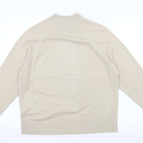 Berkertex Womens Ivory  Knit Pullover Jumper Size 10