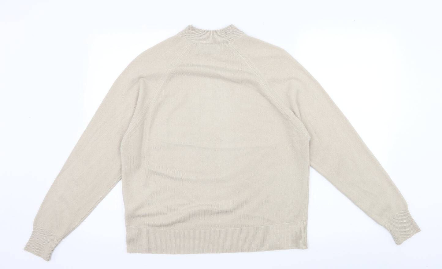 Berkertex Womens Ivory  Knit Pullover Jumper Size 10