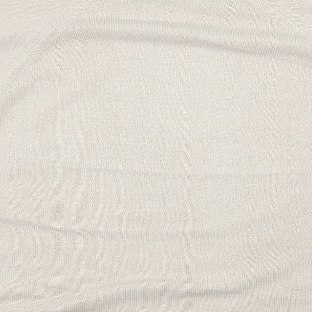 Berkertex Womens Ivory  Knit Pullover Jumper Size 10