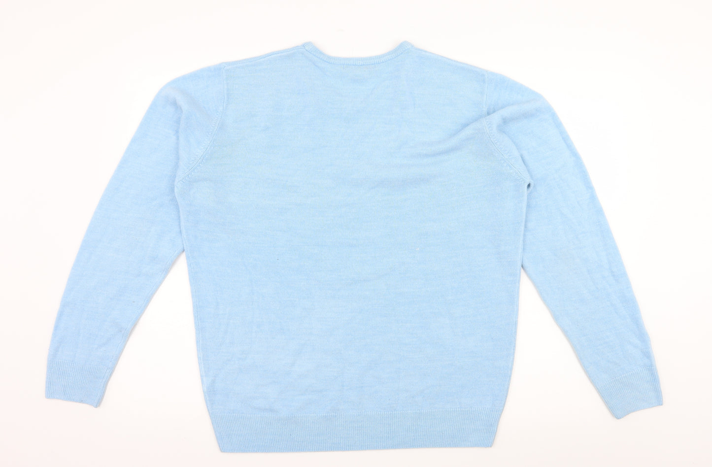 Dunnes Womens Blue  Knit Pullover Jumper Size L