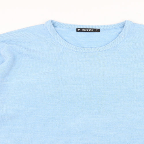 Dunnes Womens Blue  Knit Pullover Jumper Size L