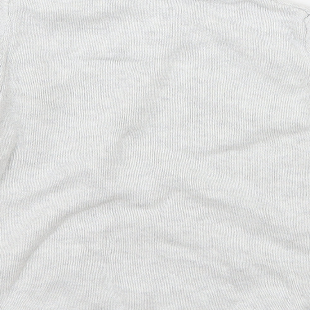 The White Company Girls Grey  Knit Pullover Jumper Size 12-18 Months  - Rabbit Duck