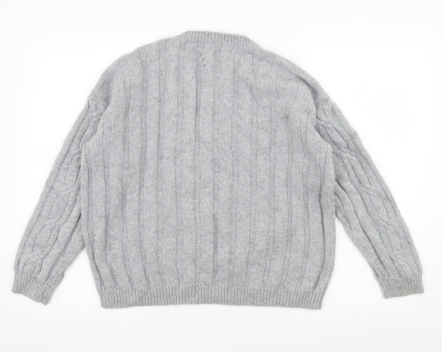 Marks and Spencer Womens Grey  Knit Pullover Jumper Size 16