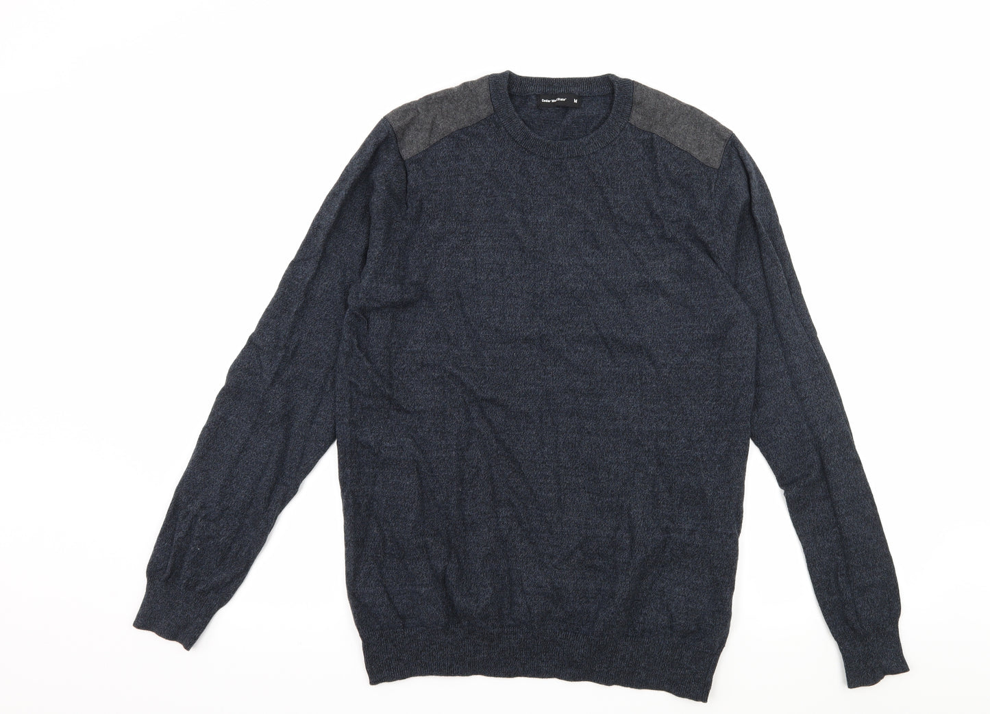 Cedar Wood State Mens Blue  Knit Pullover Jumper Size M