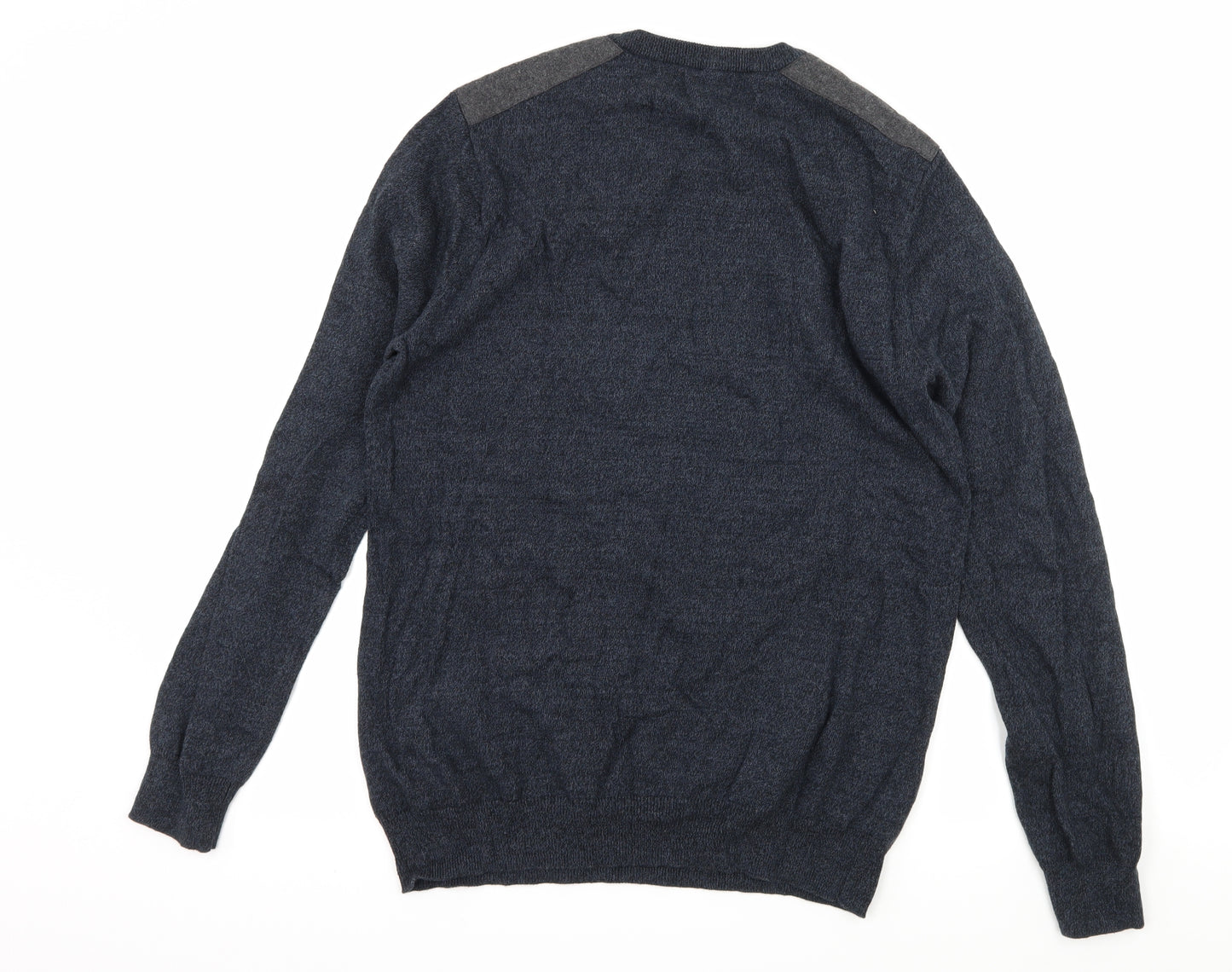 Cedar Wood State Mens Blue  Knit Pullover Jumper Size M