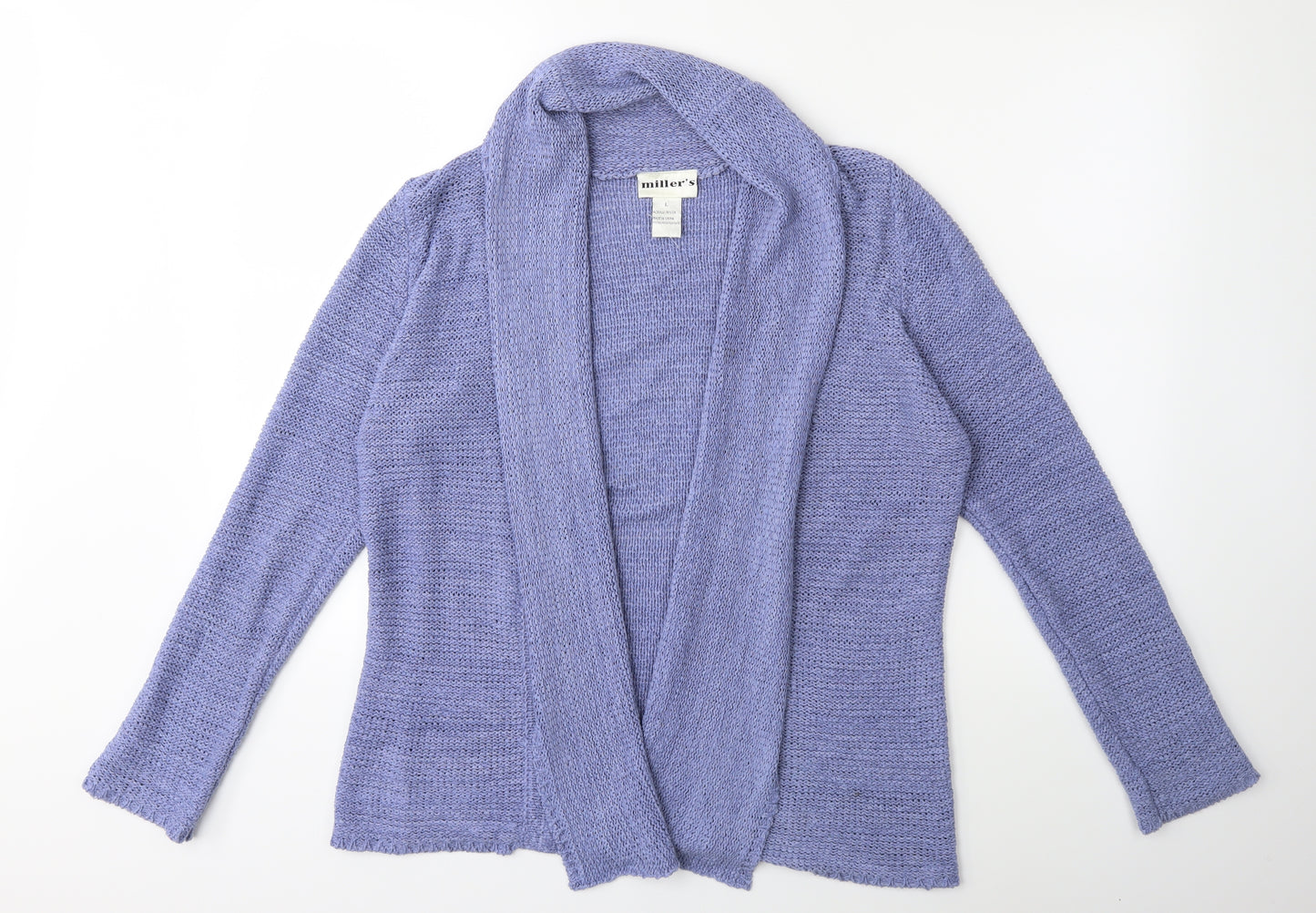 Miller's Womens Blue  Knit Cardigan Jumper Size L