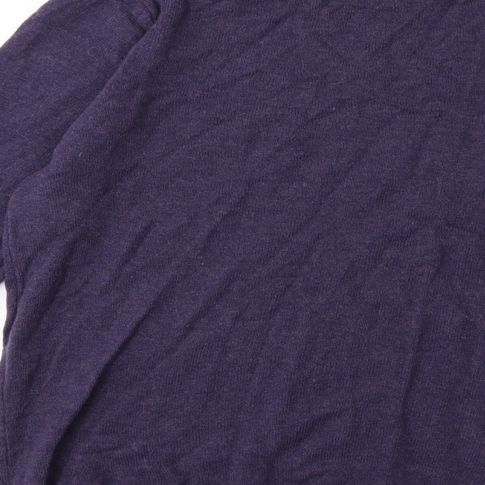 Marks and Spencer Mens Purple  Knit Pullover Jumper Size M