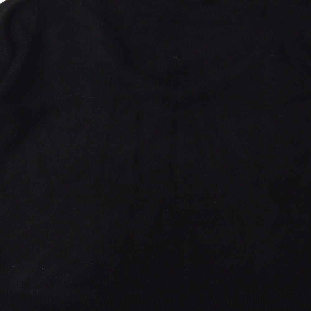 F&F Womens Black  Knit Pullover Jumper Size 8
