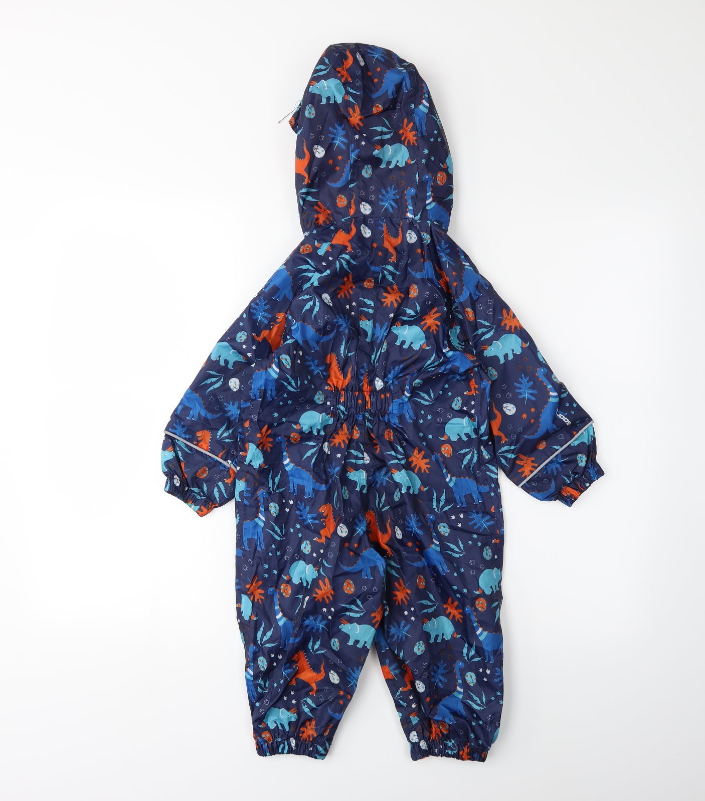Mountain Warehouse Baby Blue Animal Print  Anorak Snowsuit Size 18-24 Months