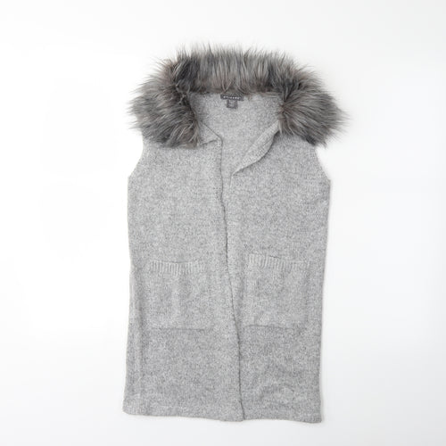 Primark Girls Grey  Knit Jacket Coatigan Size 10 Years