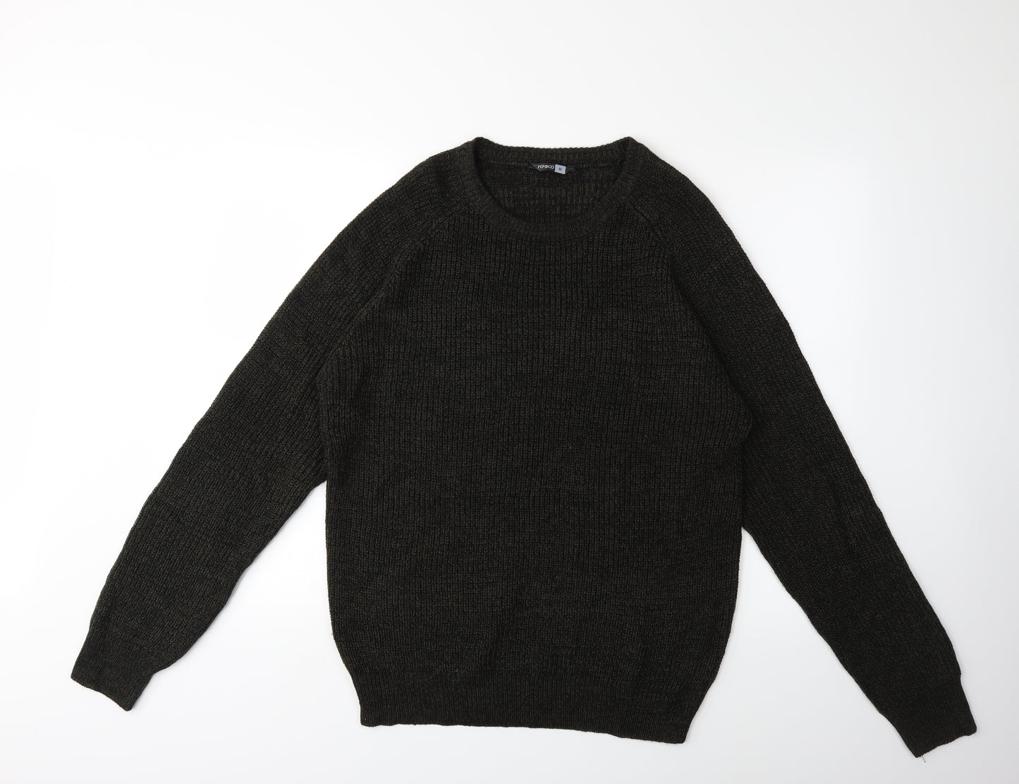 Pep & co Mens Green  Knit Pullover Jumper Size M