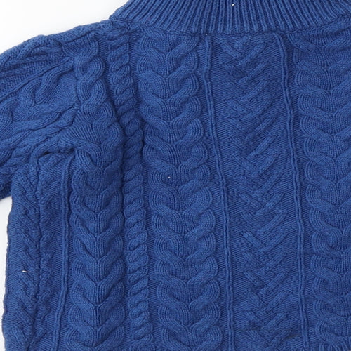John Lewis Boys Blue  Knit Pullover Jumper Size 3 Years