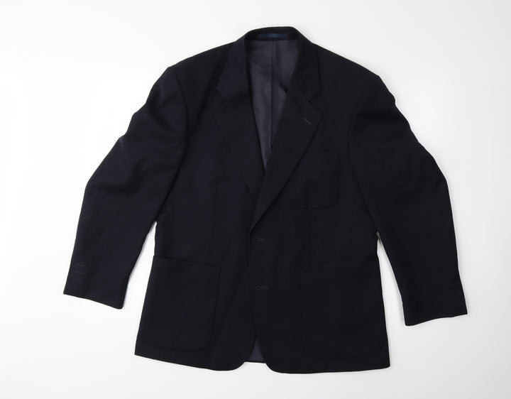 Preworn Mens Blue Jacket Suit Jacket Size 40
