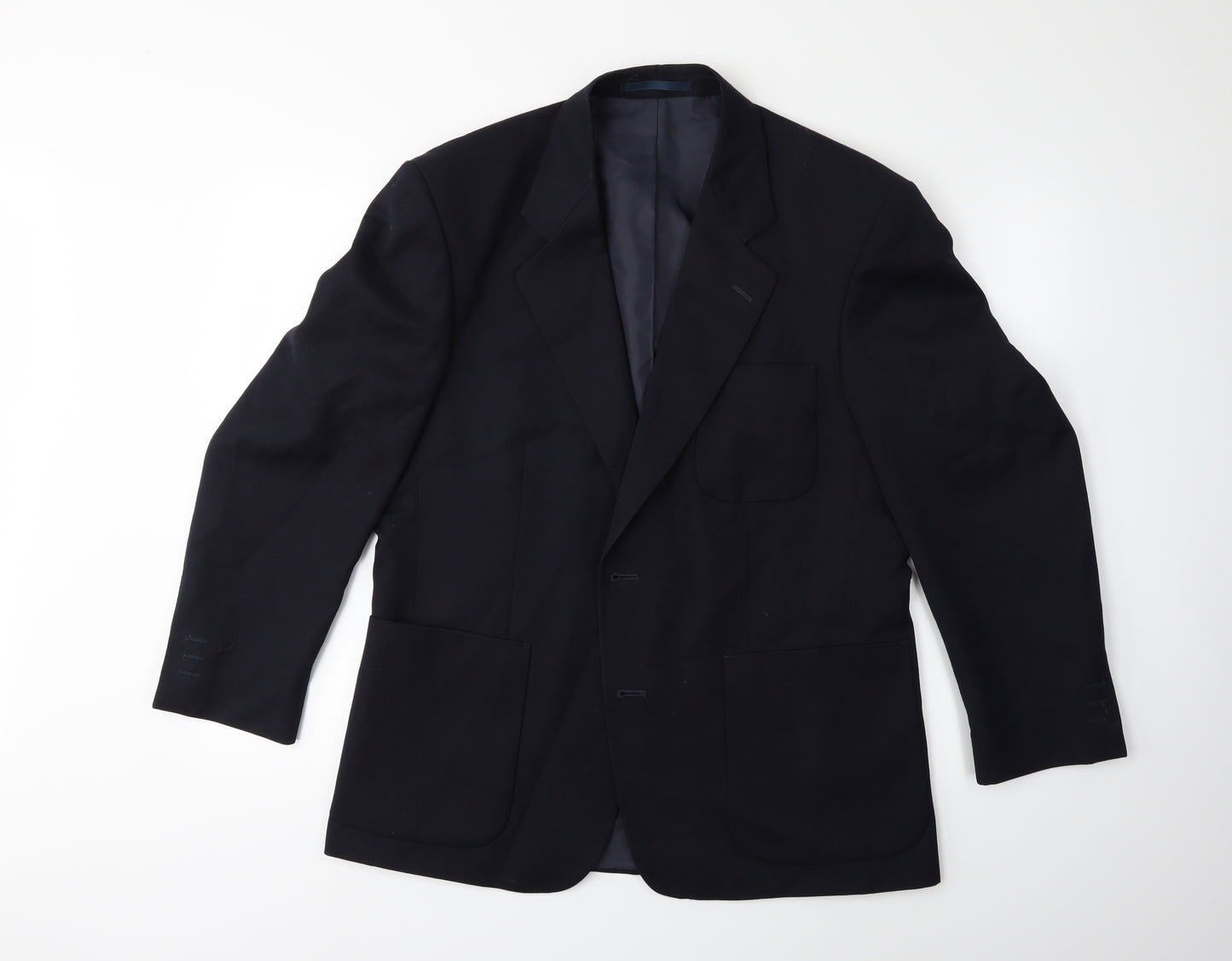 Preworn Mens Blue   Jacket Suit Jacket Size 40
