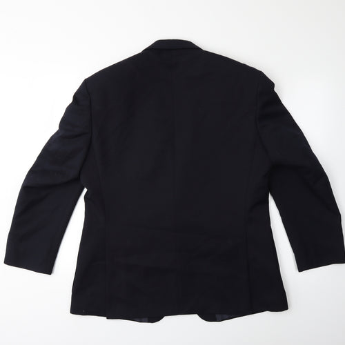 Preworn Mens Blue   Jacket Suit Jacket Size 40