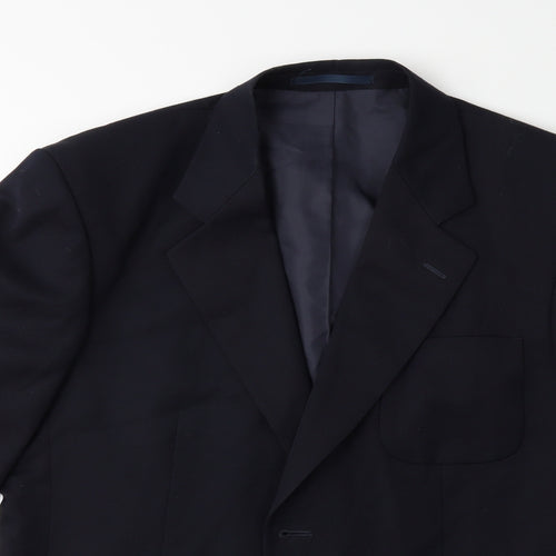 Preworn Mens Blue   Jacket Suit Jacket Size 40