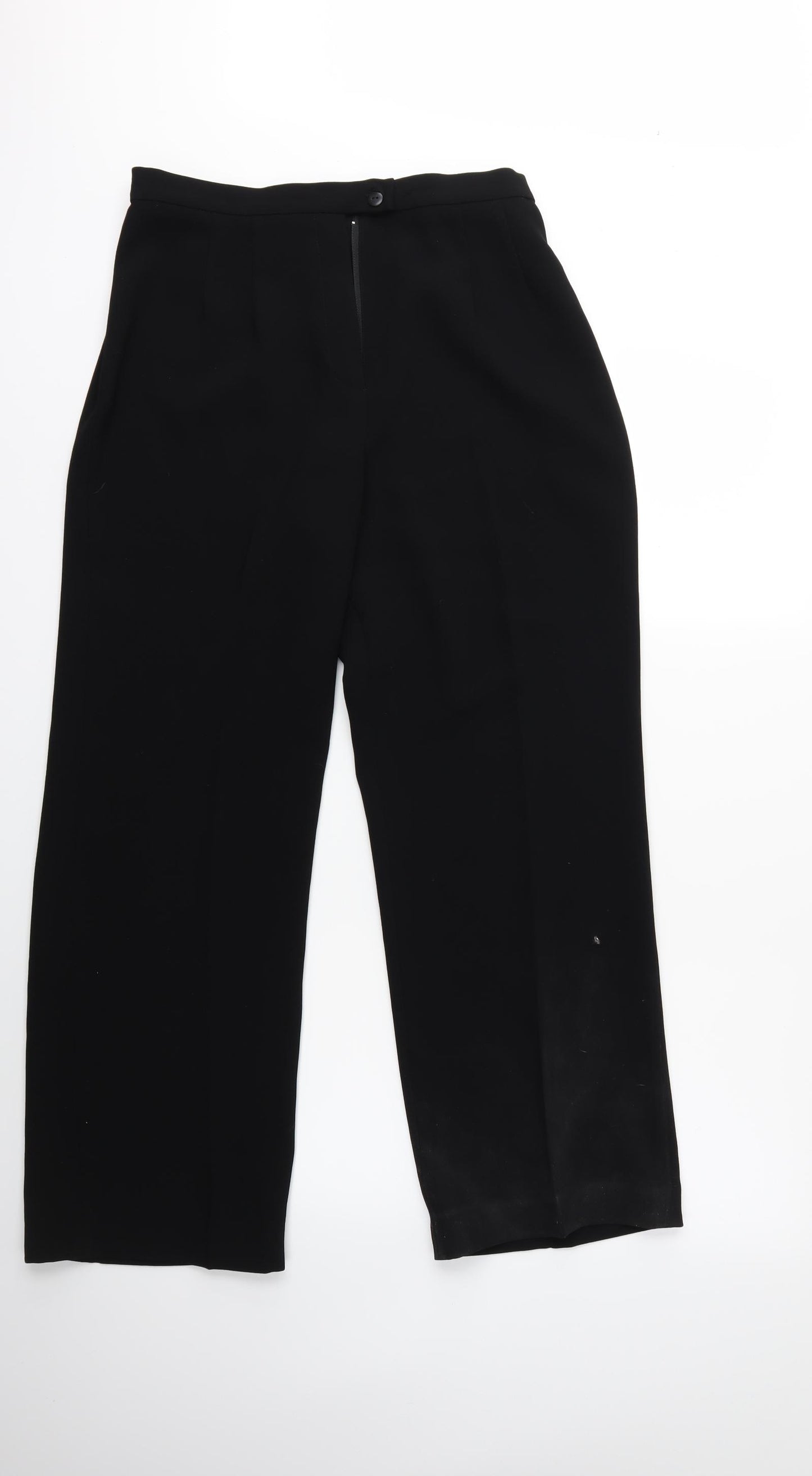 Gold Womens Black   Trousers  Size 30 in L27 in