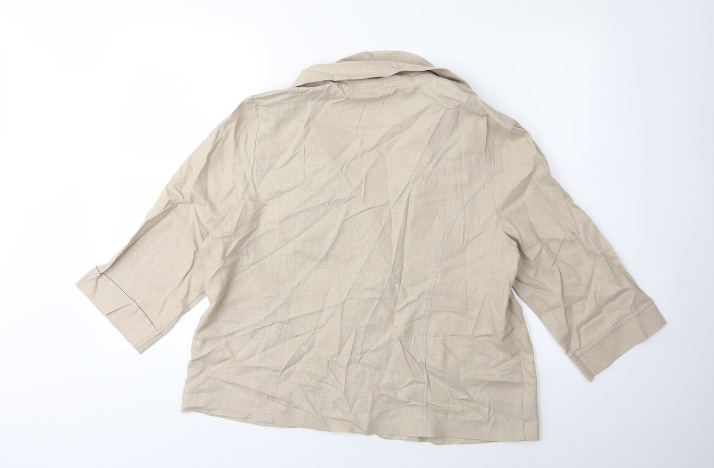 isle Womens Beige   Jacket  Size 18