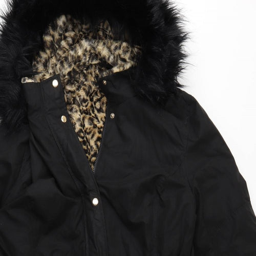 love yours Womens Black   Parka Coat Size 22