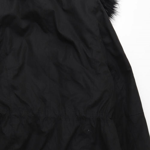 love yours Womens Black   Parka Coat Size 22