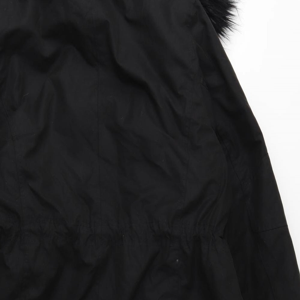 love yours Womens Black   Parka Coat Size 22