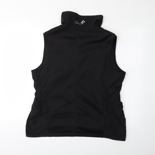 Green Lamb Womens Black   Gilet Jacket Size 18